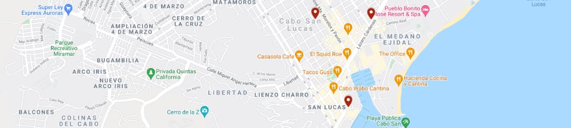 Rental car location in Los Cabos
